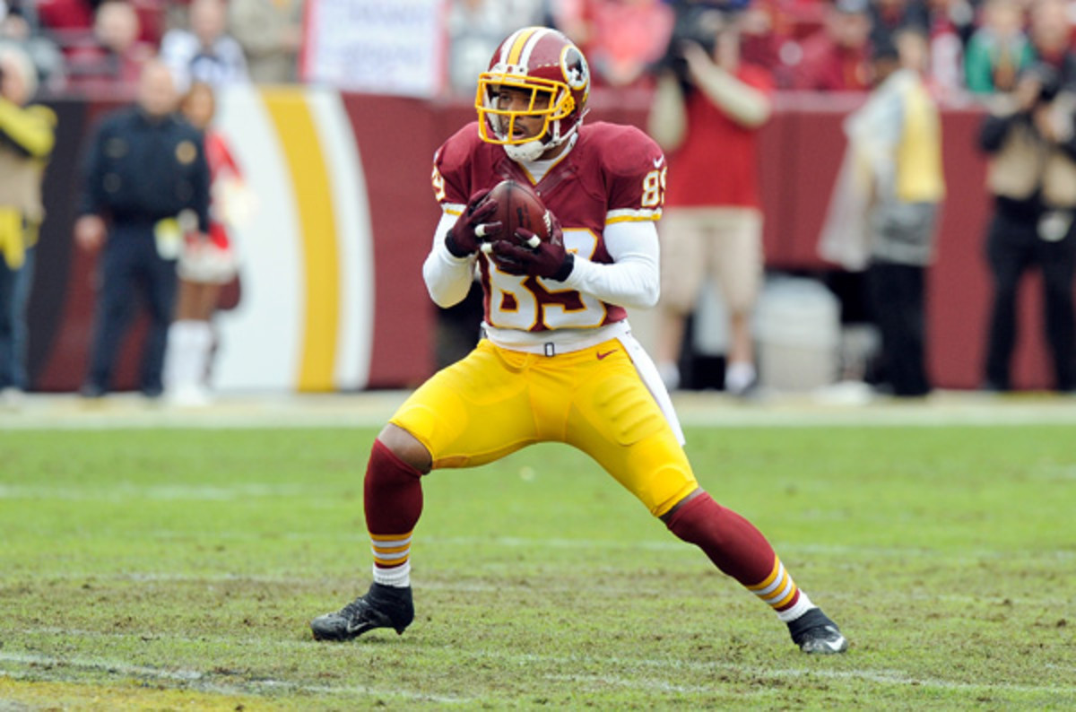 Wide receiver Santana Moss caught 42 passes for 452 yards and two touchdowns for the Redskins in 2013.