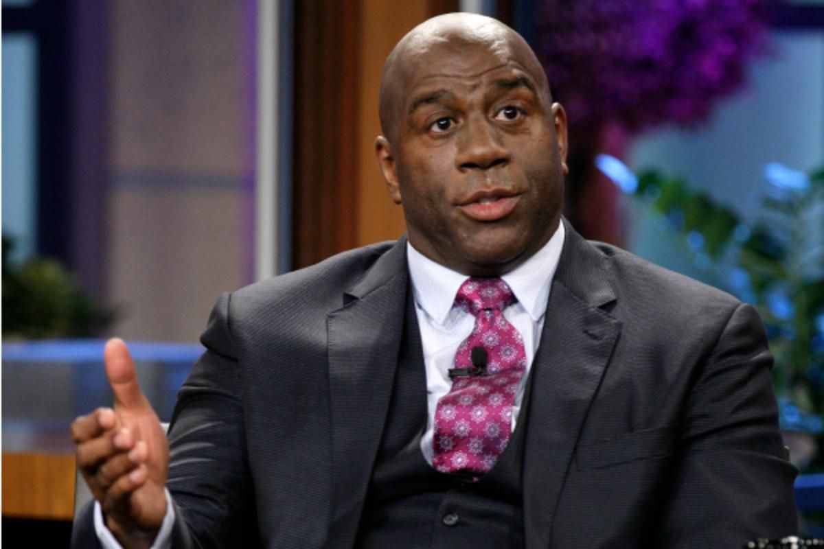 Magic Johnson (Paul Drinkwater/Getty Images)