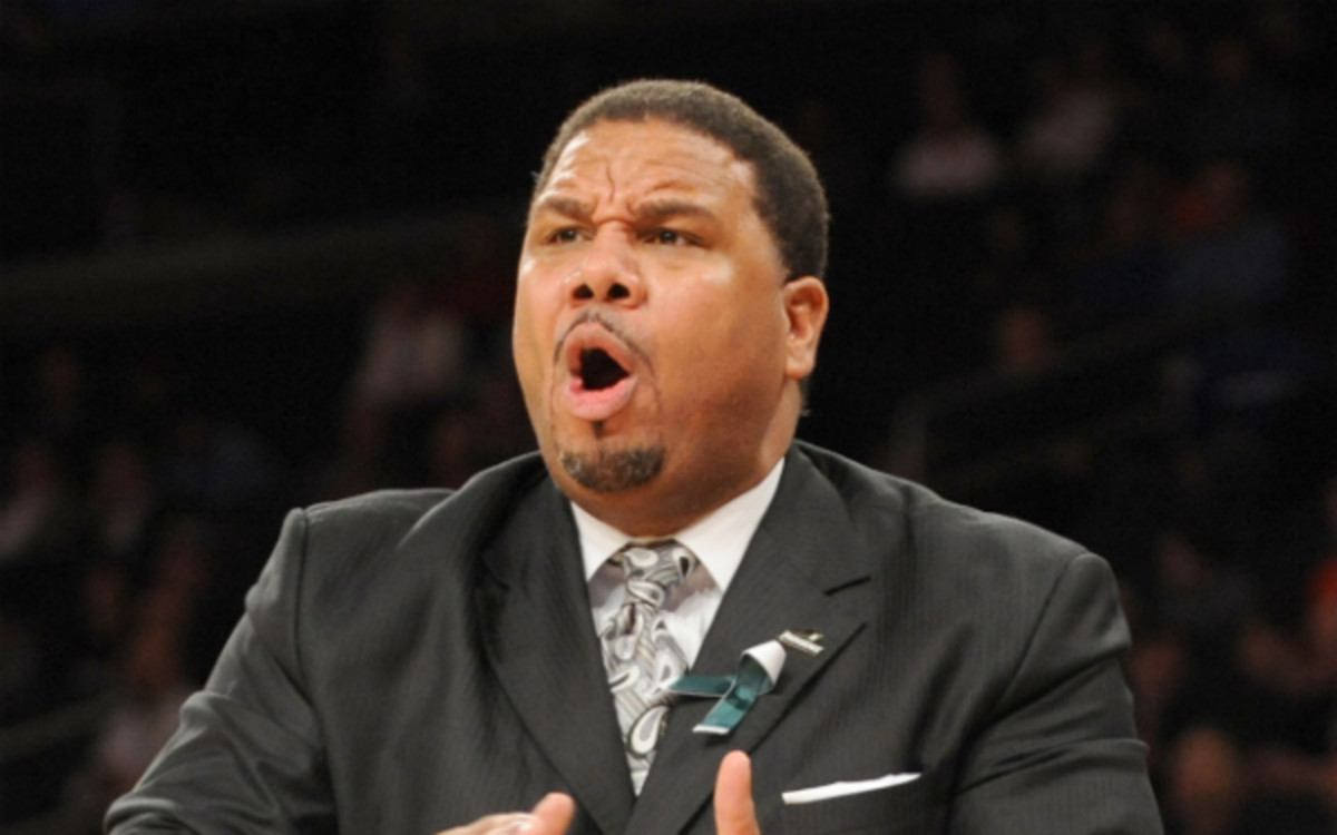 Providence head coach Ed Cooley and the school won't disclose what transgression took place. (Mitchell Layton/Getty Images)