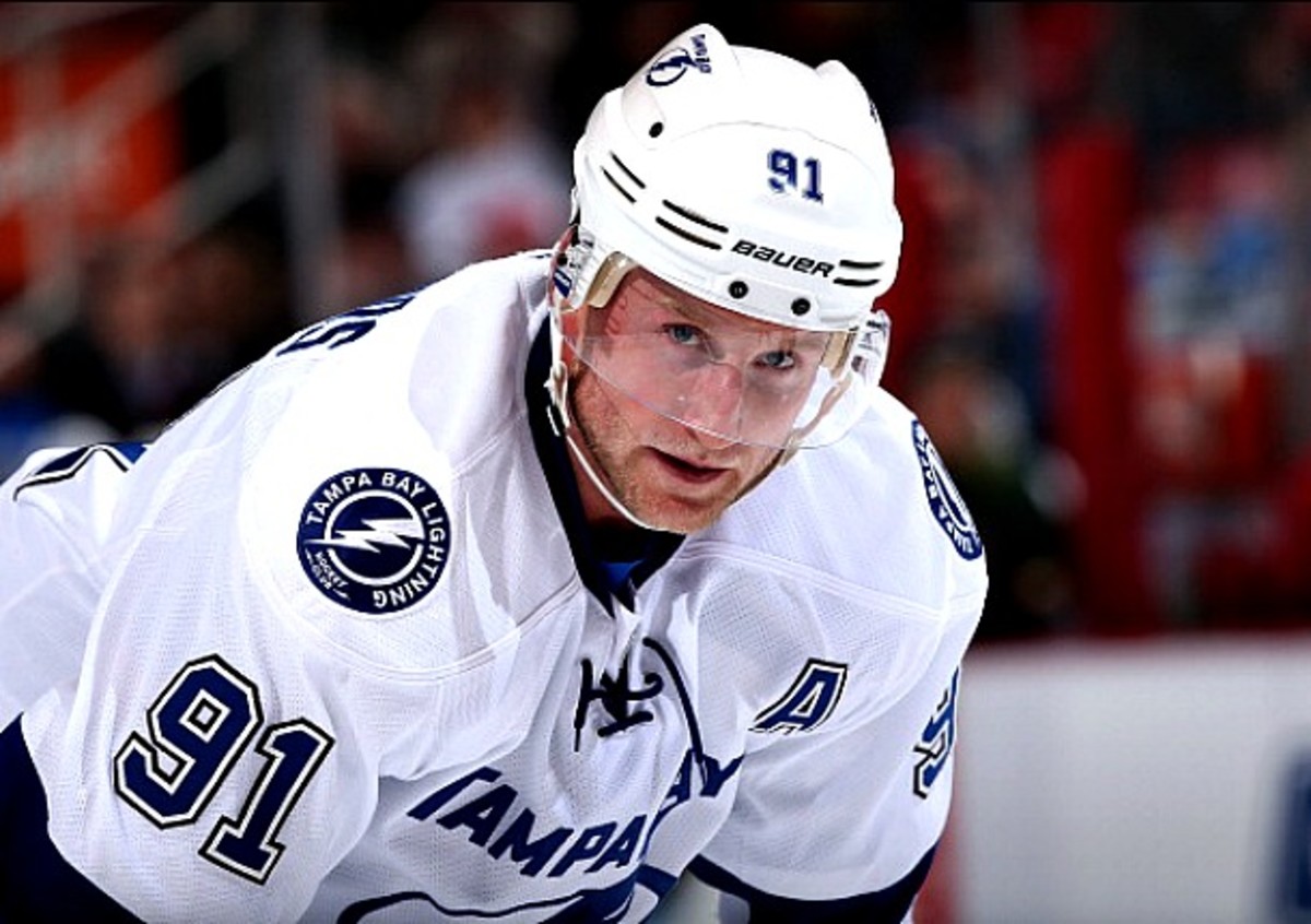 Steven Stamkos is attempting to play for Team Canada in the Olympics. (Dave Reginek/NHL/Getty Images)