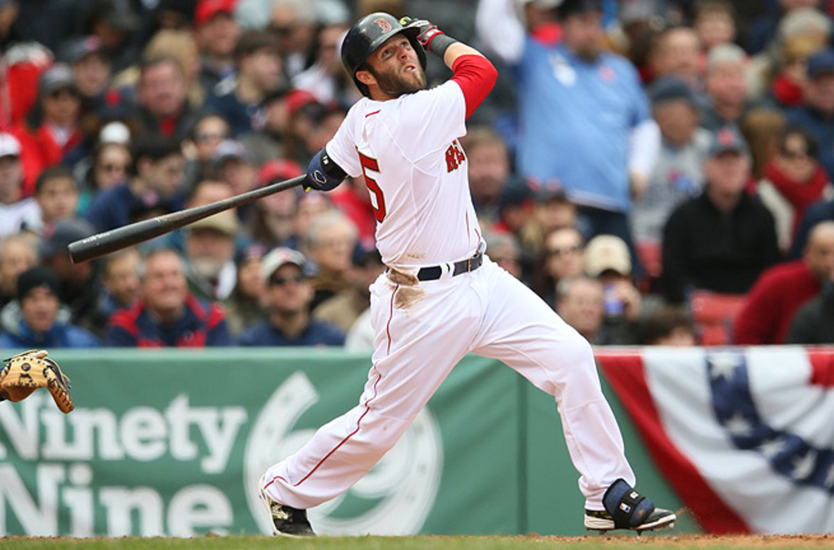 Dustin Pedroia has just one home run and one stolen base for the Red Sox so far this season.