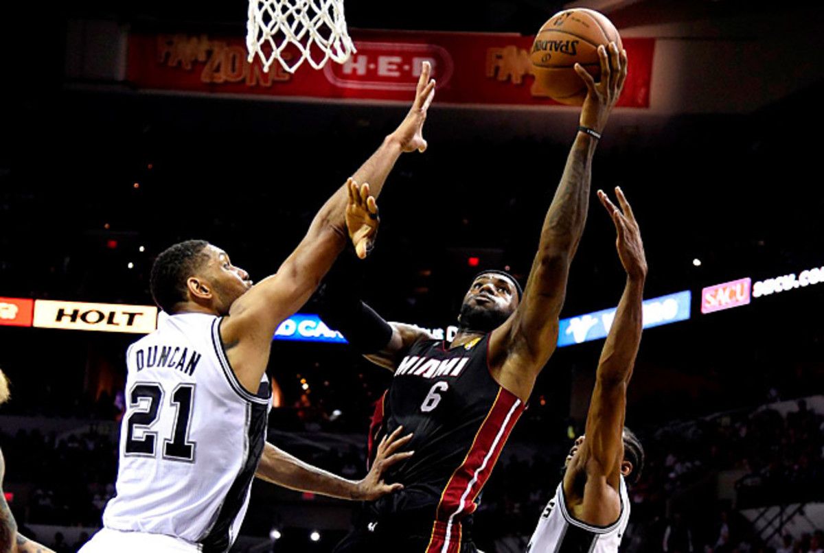 LeBron James scored 35 points and added 10 rebounds after missing the end of Game 1 due to cramps.