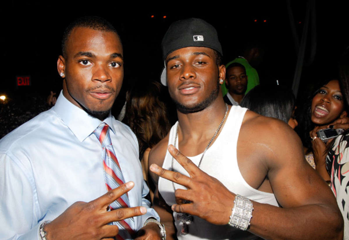 Adrian Peterson and Reggie Bush