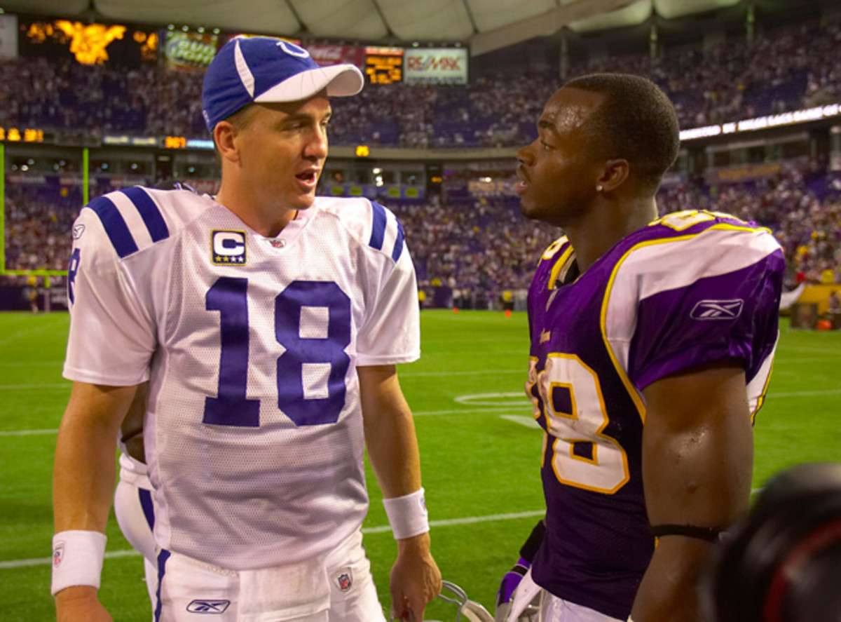 Peyton Manning and Adrian Peterson