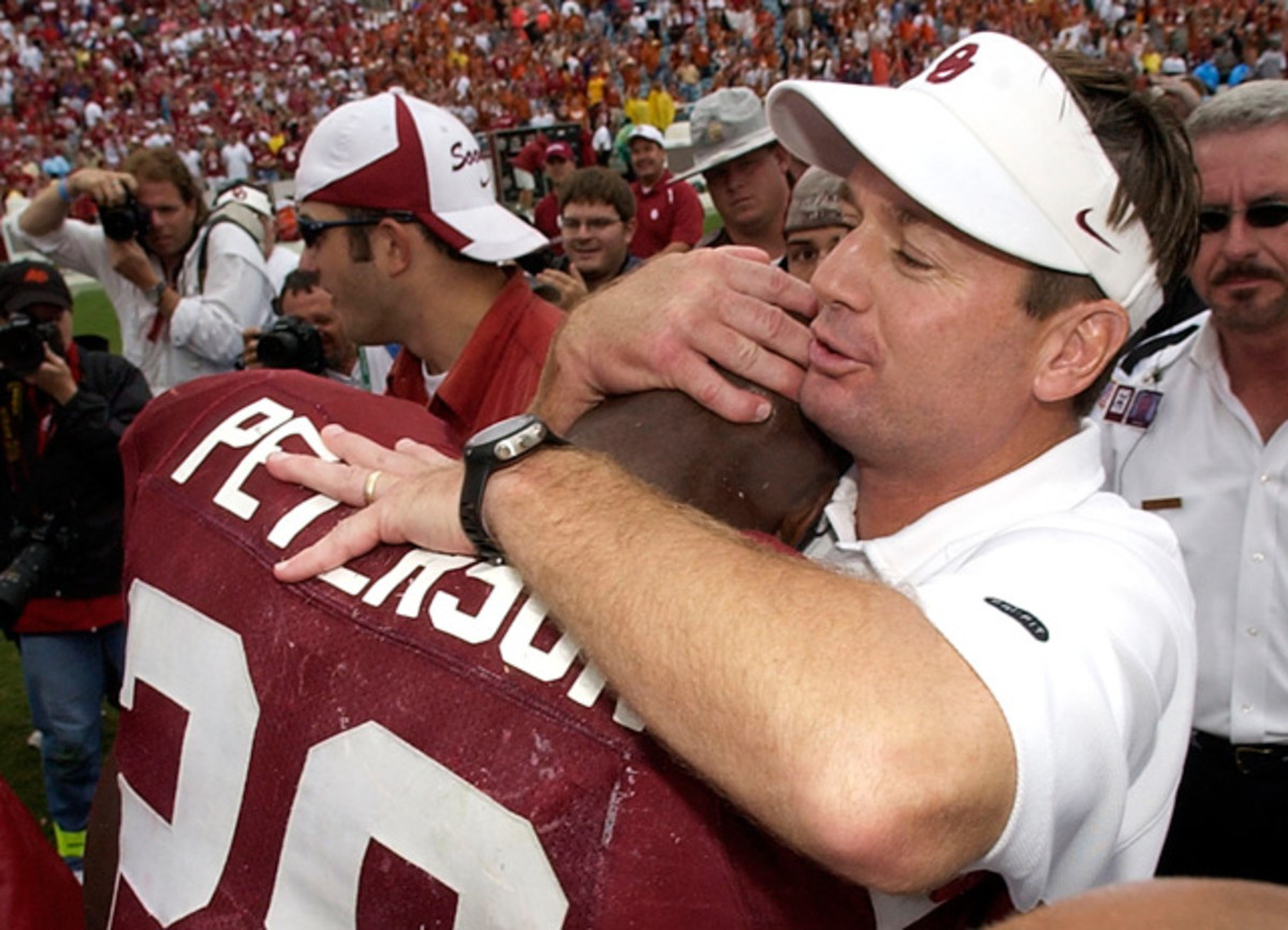 Adrian Peterson and Bob Stoops