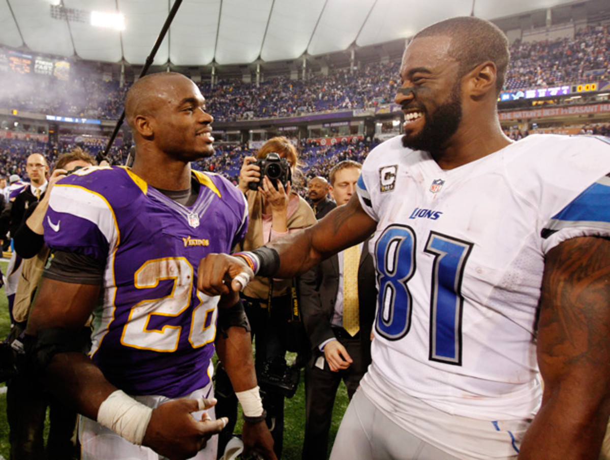 Adrian Peterson and Calvin Johnson