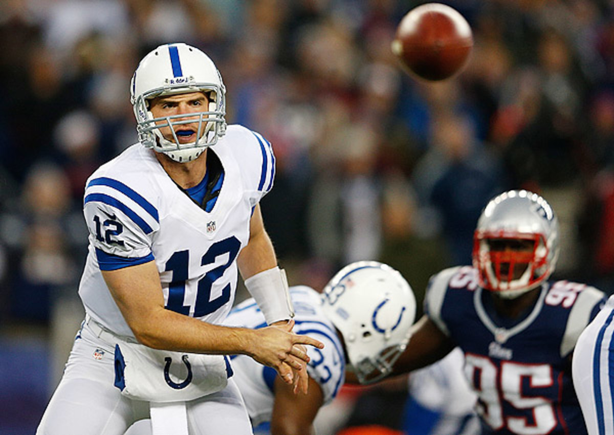 Can Andrew Luck and the Colts stay hot against the Patriots in the divisional round? 
