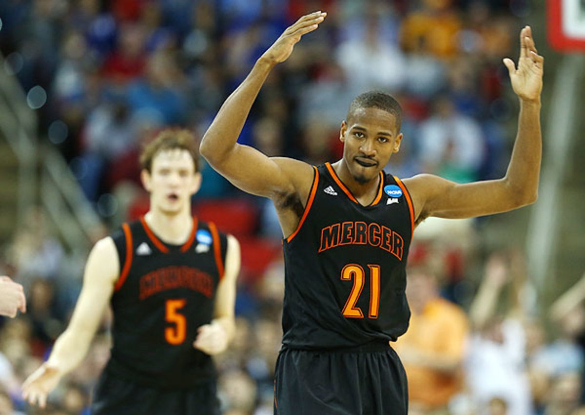Langston Hall and the Mercer Bears defeated Duke on Friday afternoon, 87-81.