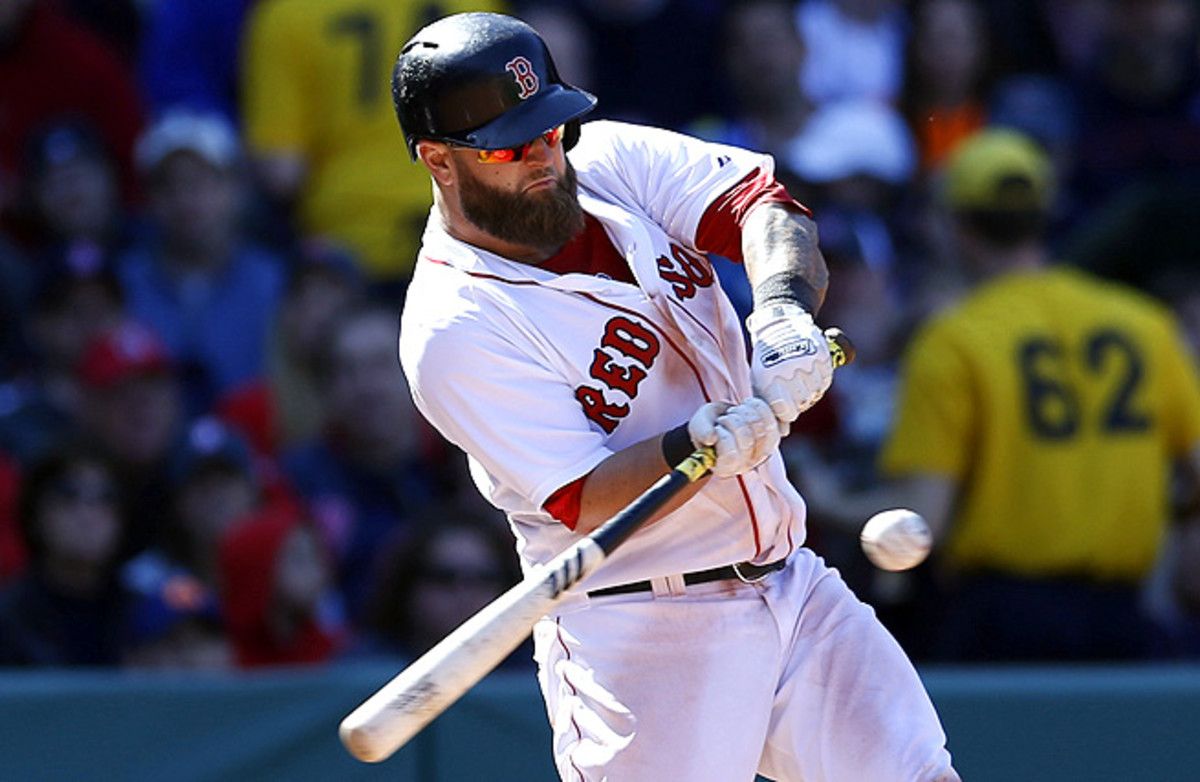 Mike Napoli dislocated his finger last week, forcing him to sit a game in order to let it heal.
