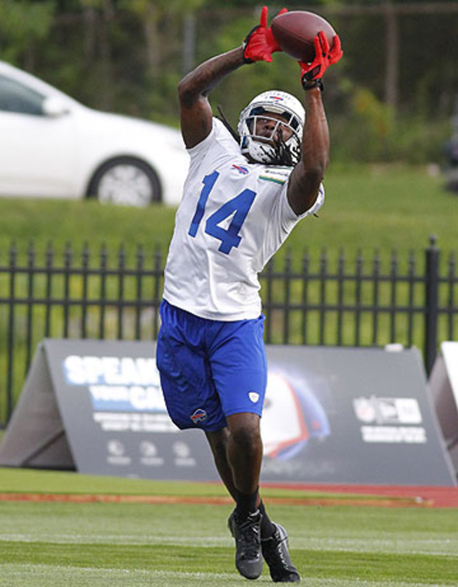 The Bills traded up five spots in the first round to draft wide receiver Sammy Watkins. (Bill Wippert/AP)