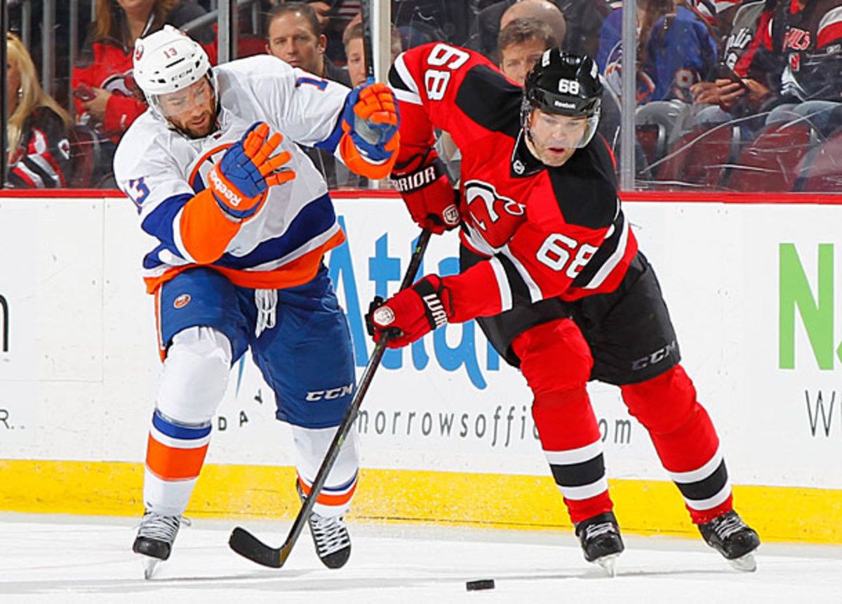 Jaromir Jagr of the New Jersey Devils