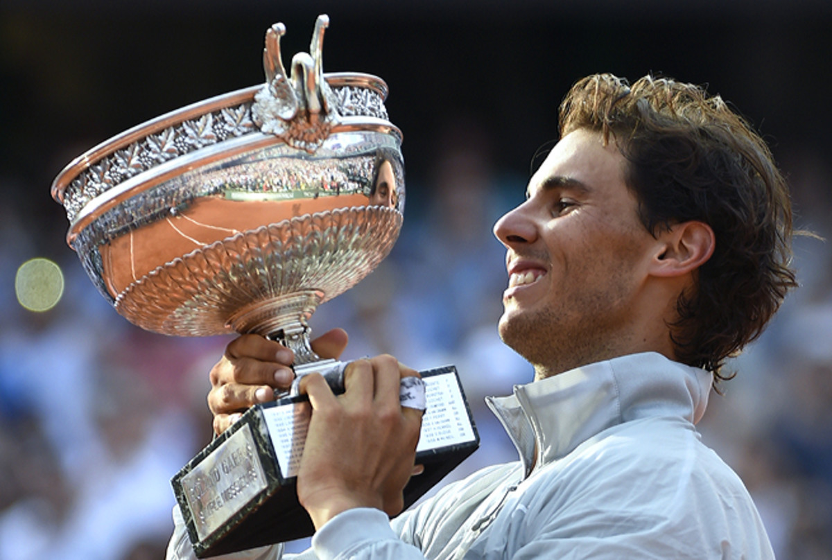 Rafael Nadal took down Novak Djokovic and hoisted the Musketeers' Trophy for a record ninth time. 