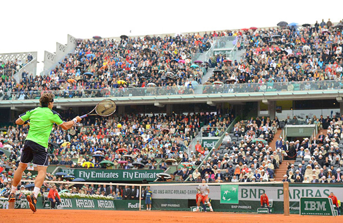ESPN, NBC and Tennis Channel will team up for French Open TV coverage. (Bob Martin/SI)