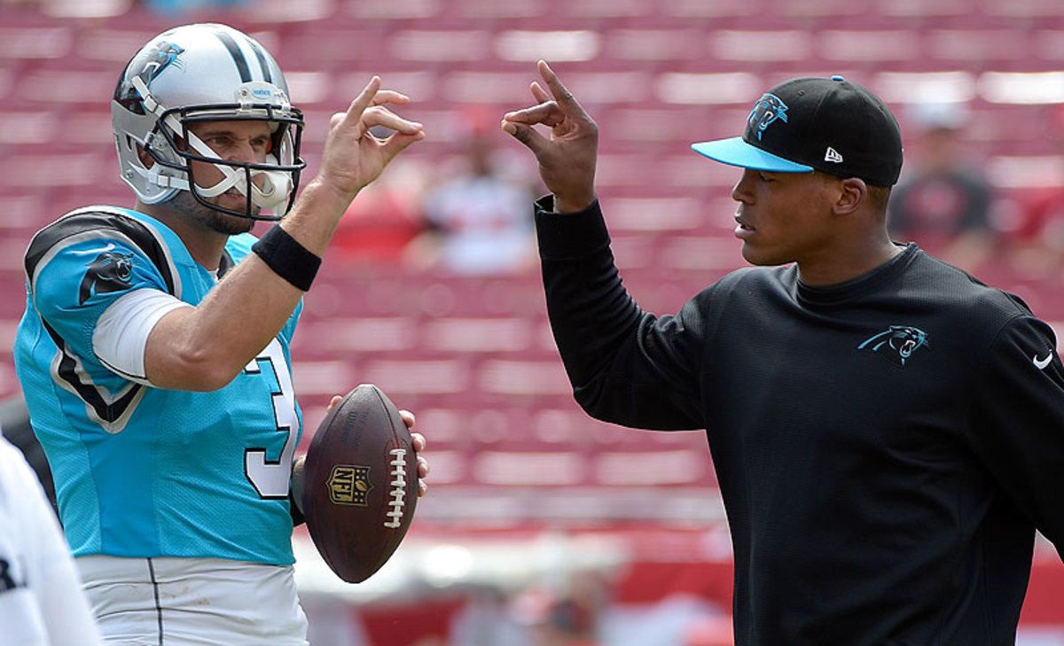 In a pinch, Derek Anderson filled in for injured Cam Newton and led the Panthers to a divisional road win over the Bucs. (Phelan M. Ebenhack/AP)
