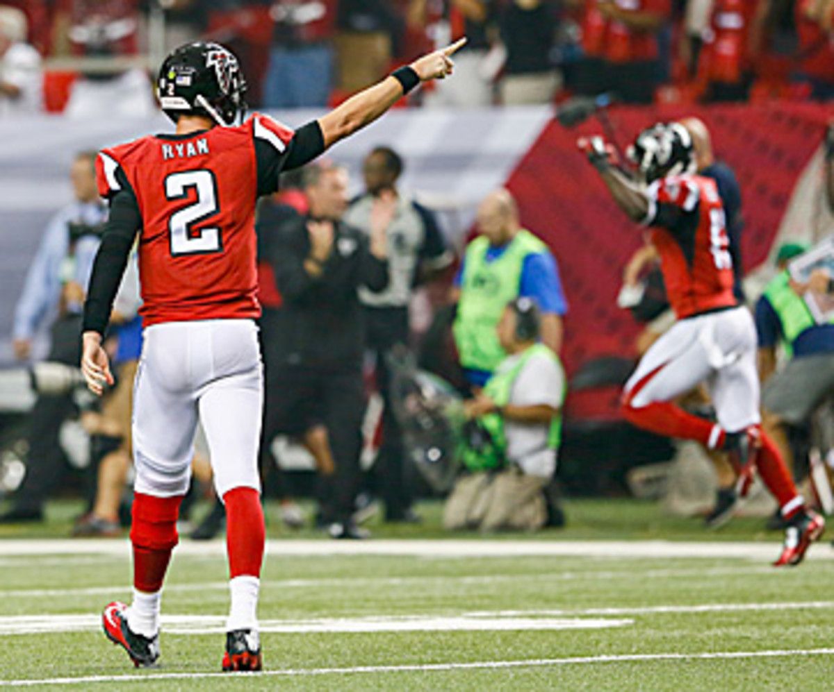 After a big day on Sunday, Matt Ryan has the Falcons pointed in the right direction. (Kevin C. Cox/Getty Images)