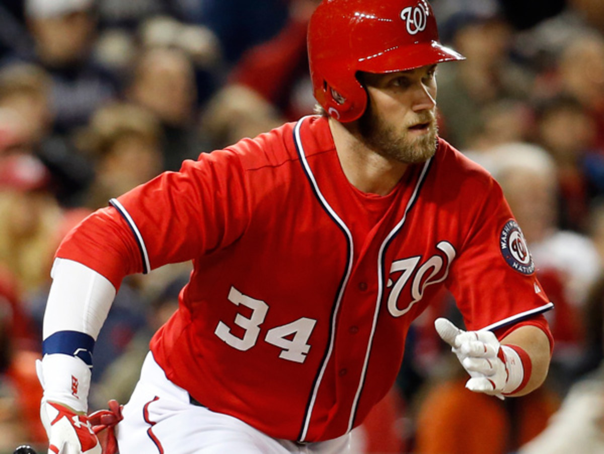 Bryce Harper has hit .279/.347/.397 through his first 18 games of 2014. (Alex Brandon/AP)