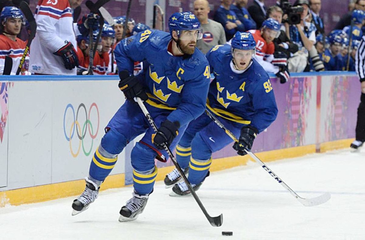 Team Sweden captain Henrik Zetterberg's time at the Olympics was ended by back surgery.