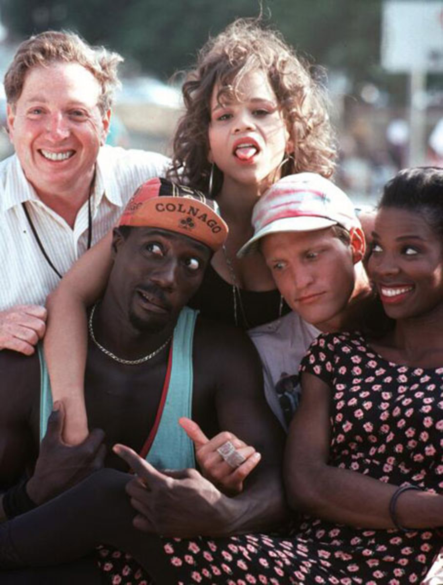 Neil Leifer, Wesley Snipes, Rosie Perez, Woody Harrelson and Tyra Ferrell :: SI