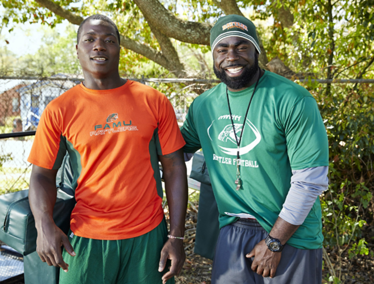 Offensive line football coach Edwin Pata advised Willie after his brother's death.