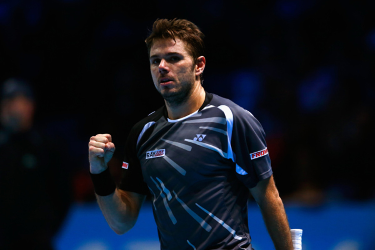 Wawrinka will play Federer in the semifinals on Saturday. 