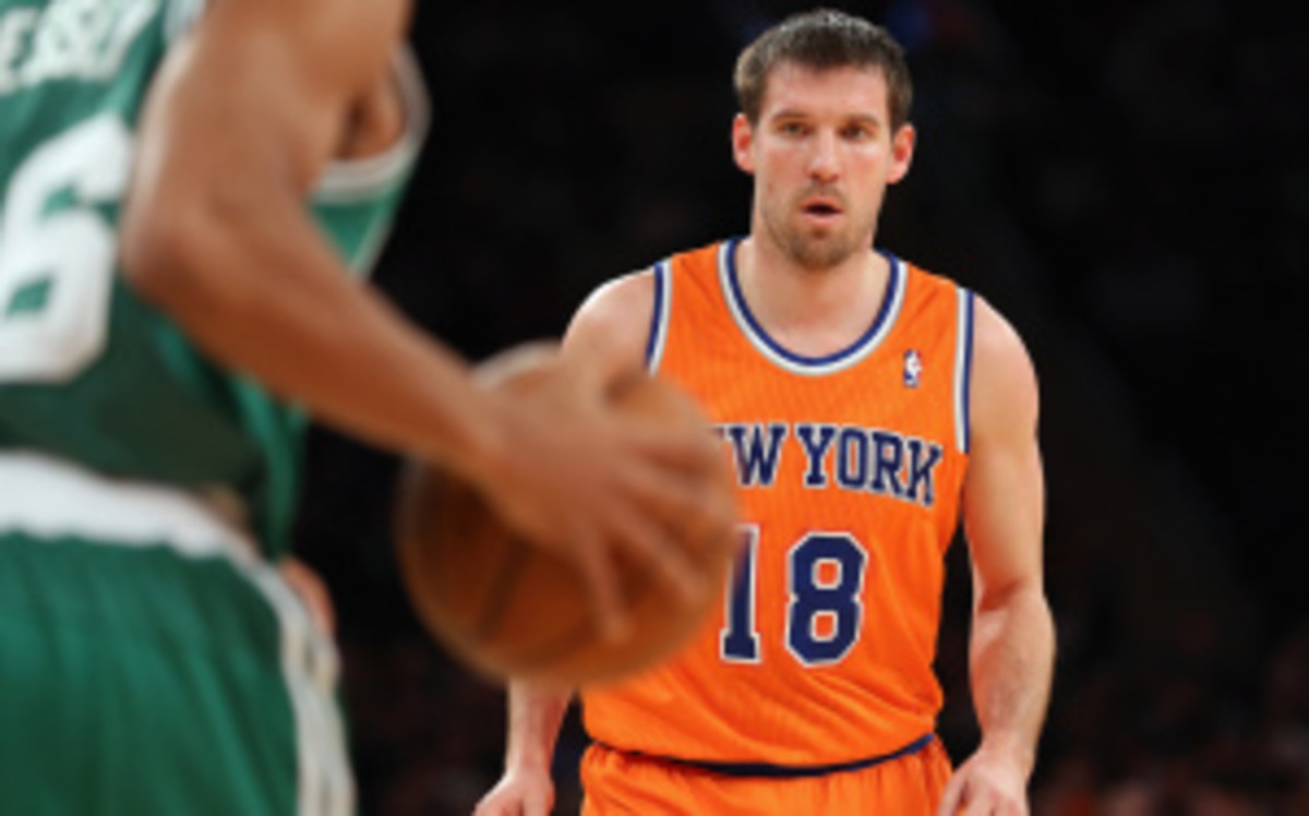 Beno Udrih reportedly requested a trade from New York in January. (Bruce Bennett/Getty Images)