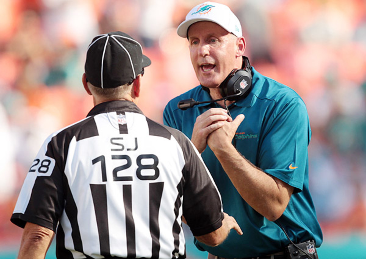 Joe Philbin's Dolphins has stayed in the playoff chase this season, despite a depleted offensive line.