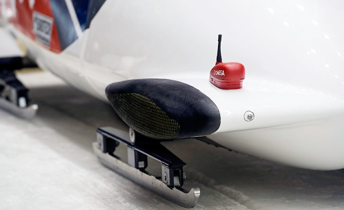 Omega's new bobsled device will give teams and viewers more data on where a race was won or lost.