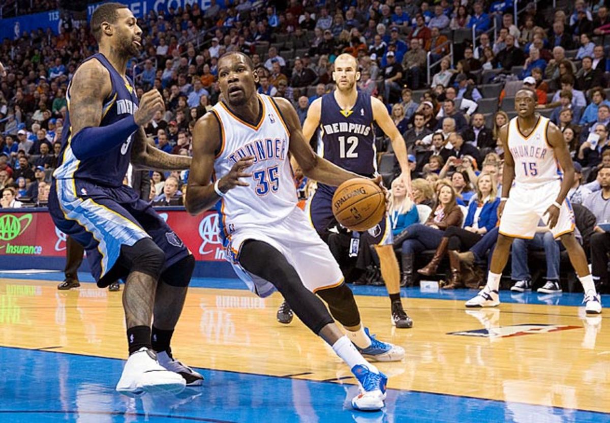 Scoring champion Kevin Durant will go up against one of the NBA's top defenses in the first round.