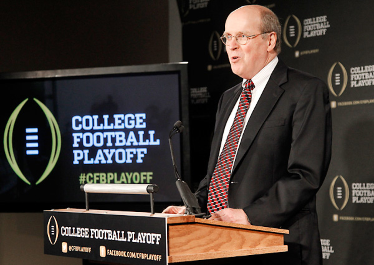 Unlike the BCS, the College Football Playoff has no required polling component.