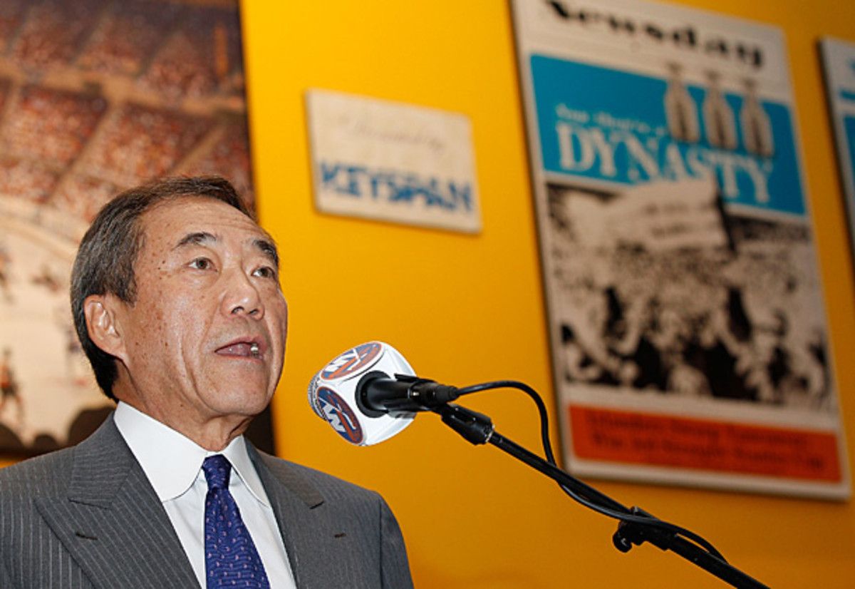 Owner Charles Wang of the New York Islanders