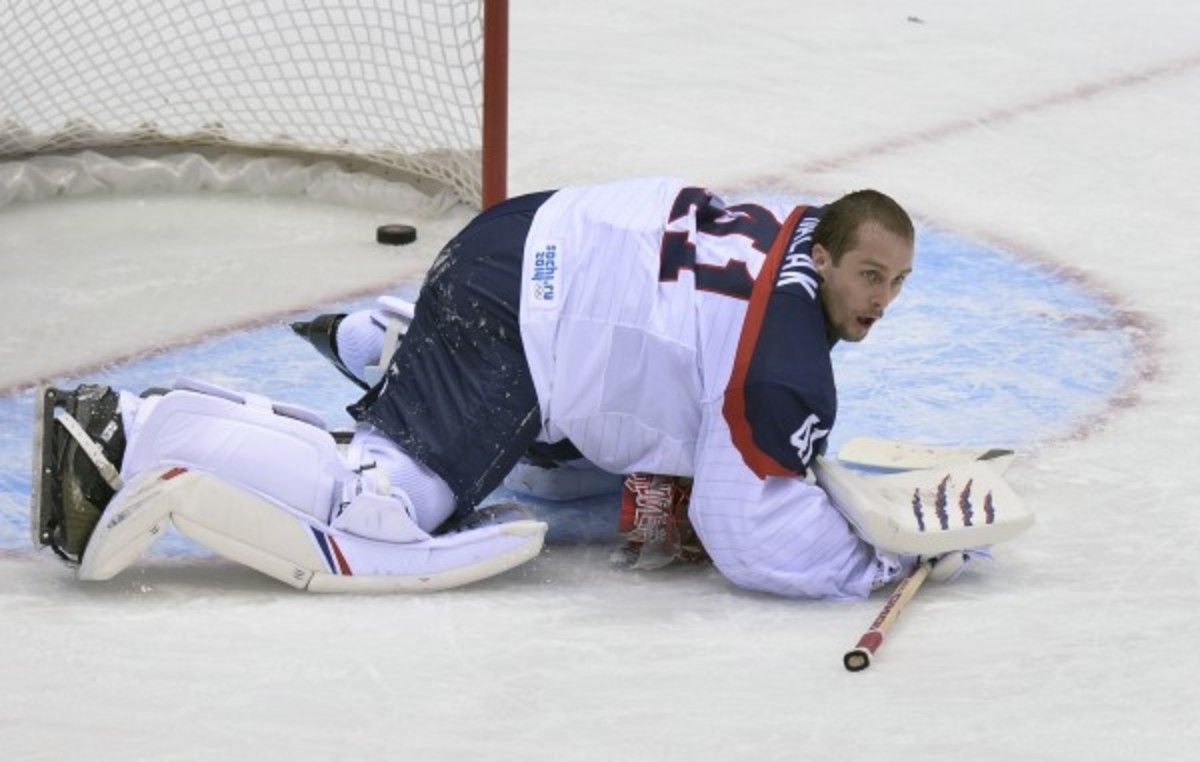Jaroslav Halak was traded on May 1 to the Islanders for a fourth round pick in the entry draft. (Alexander Nemenov/Getty Images)