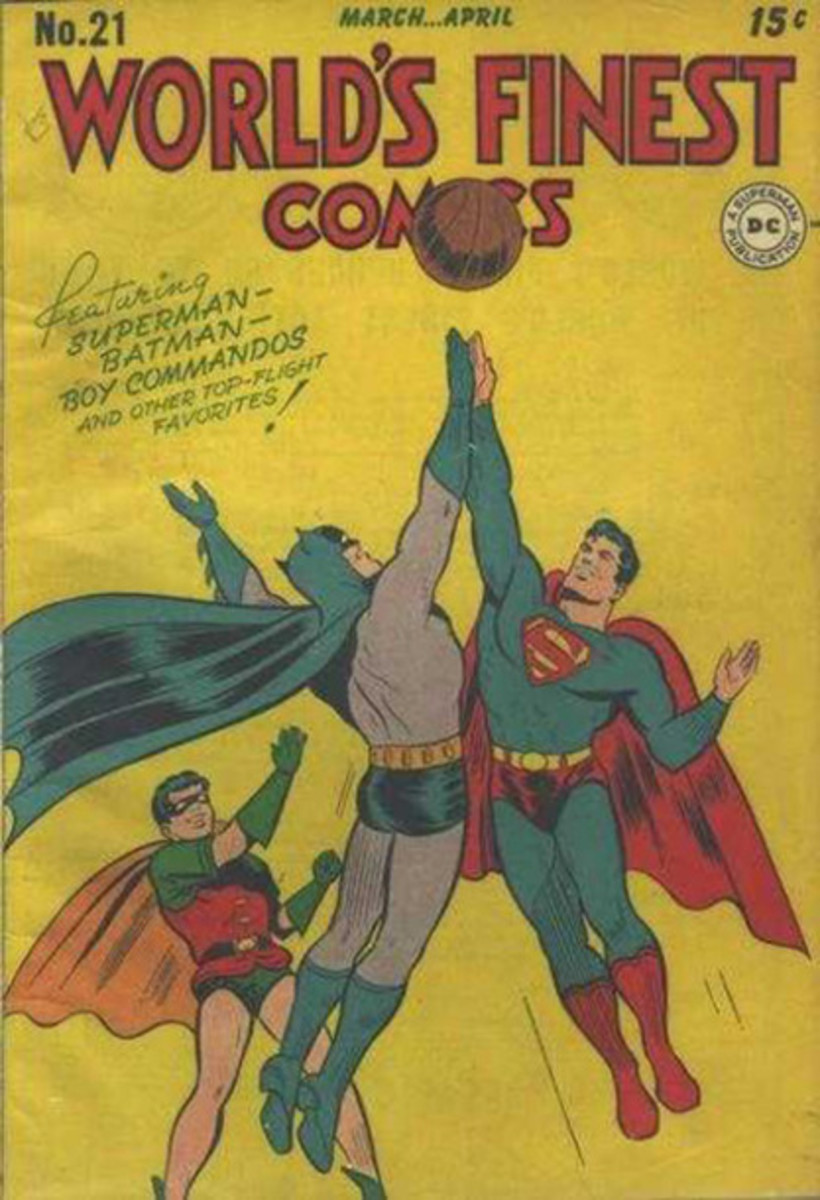 16 Odd Comic Book Covers of Batman and Superman Playing Sports - Sports  Illustrated