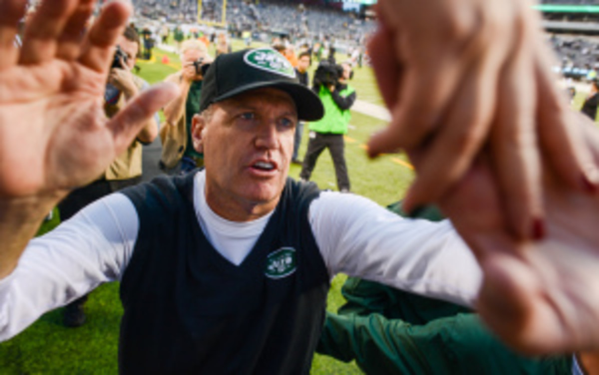 Rex Ryan had said in December that he expects to be let go by the Jets in the offseason. (Ron Antonelli/Getty Images)
