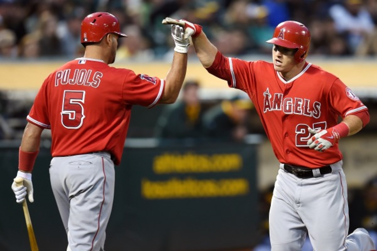 Mike Trout has finished second in AL MVP voting the last two seasons. (Thearon W. Henderson/Getty Images)