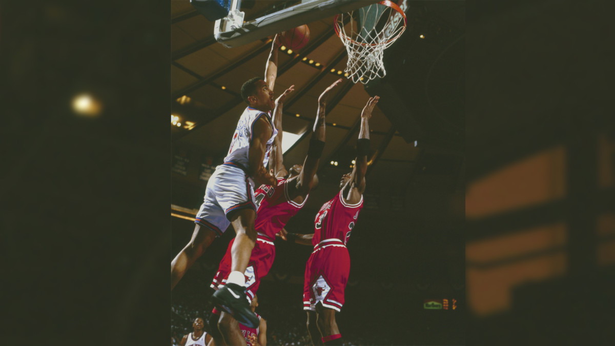 john starks vs michael jordan