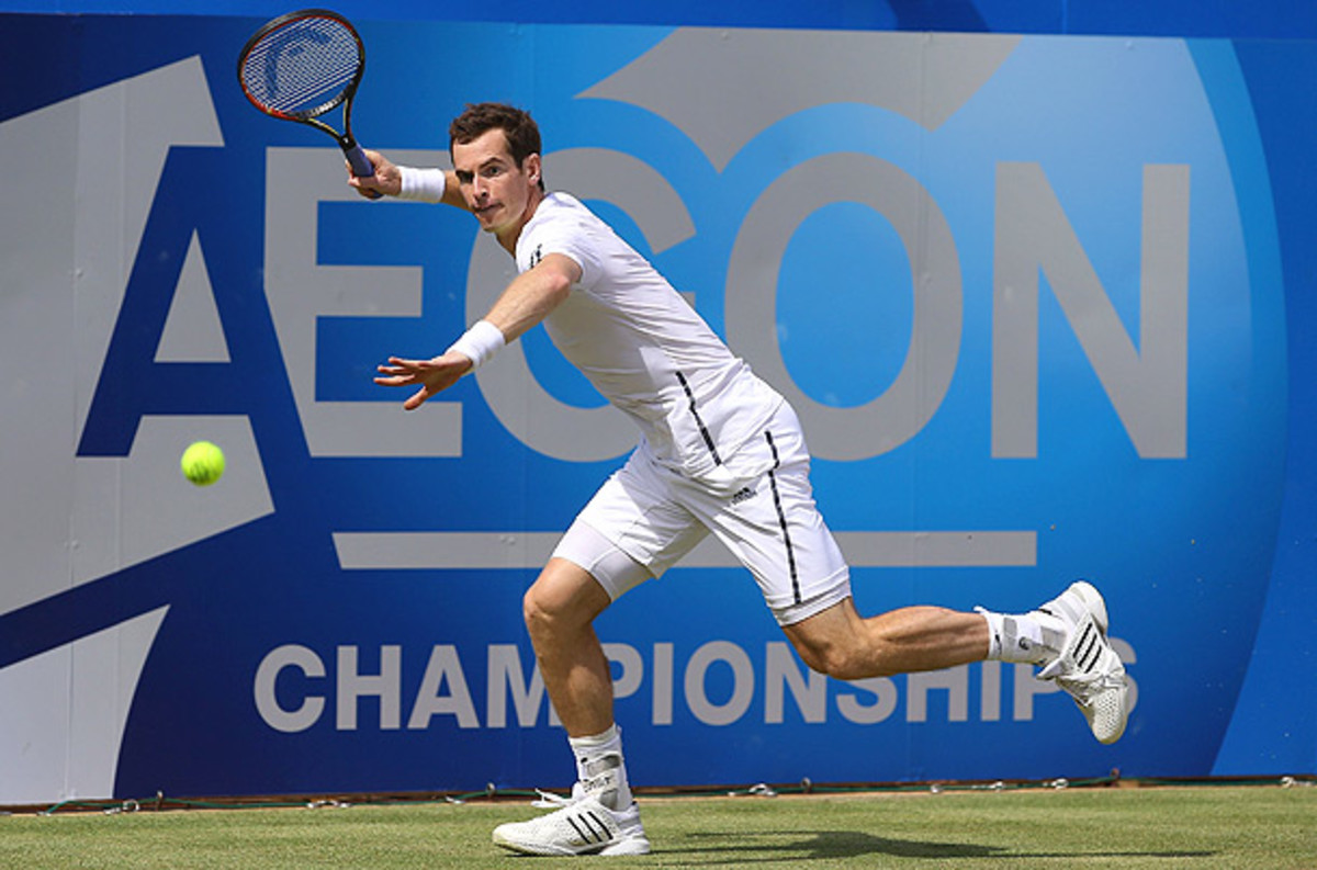 Andy Murray lost in Radek Stepanek in the third round of the Queen's Club event. (Jan Kruger/Getty Images)
