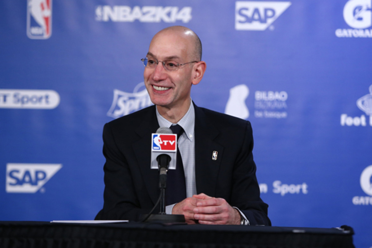 Adam Silver is set to become NBA commissioner on Saturday. (Nathaniel S. Butler/Getty Images)