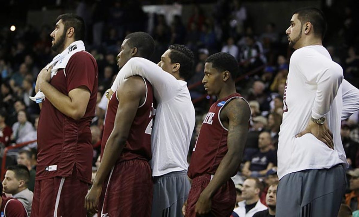 New Mexico State ran into transportation difficulties after getting knocked out of the NCAA tournament.