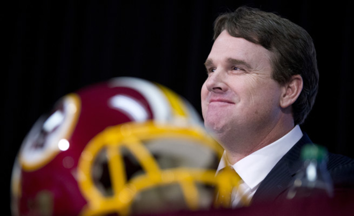 Jay Gruden's new gig as head coach of the Washington Redskins could be problematic for his brother, ESPN analyst Jon.