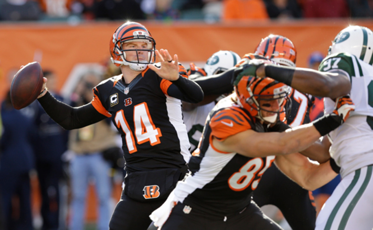 Andy Dalton was on point all day against the Jets.