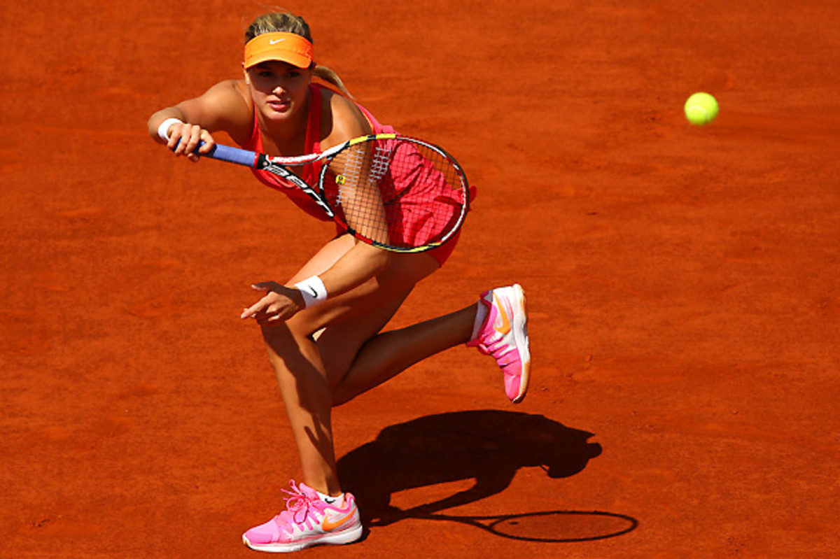 Eugenie Bouchard is the only woman to reach two Slam semifinals in 2014. (Clive Brunskill/Getty Images)