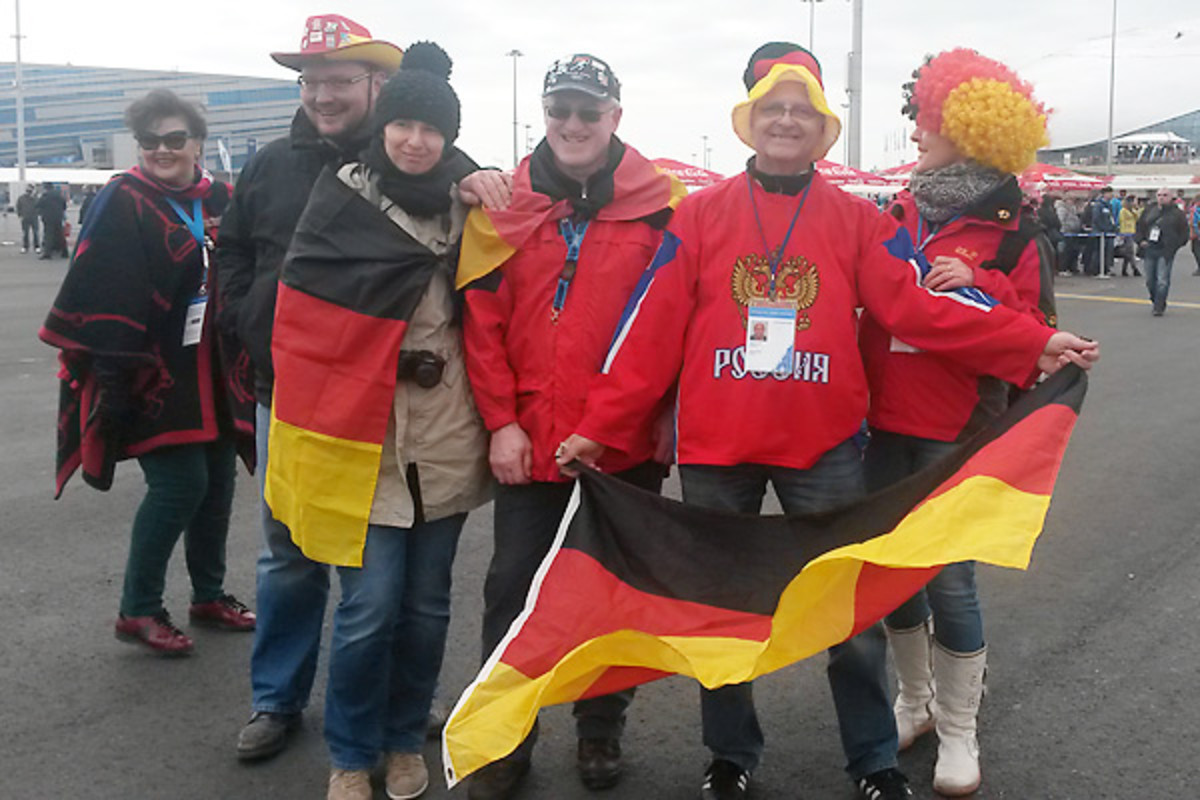 Evgenii said he was impressed by Russians' kindness toward him and his fellow German fans.