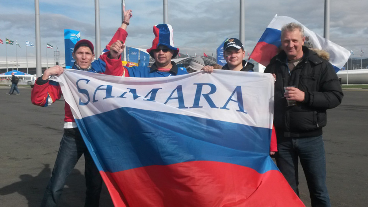 Fans from the Russian town of Samara have loved the entire experience of the Olympics.