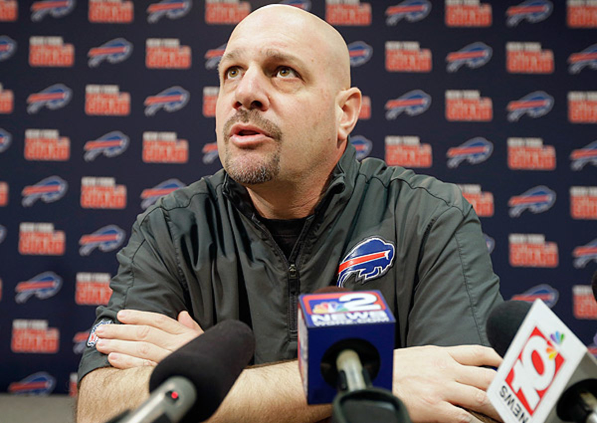 Mike Pettine (top) will take over for the fired Rob Chudzinski in Cleveland. 