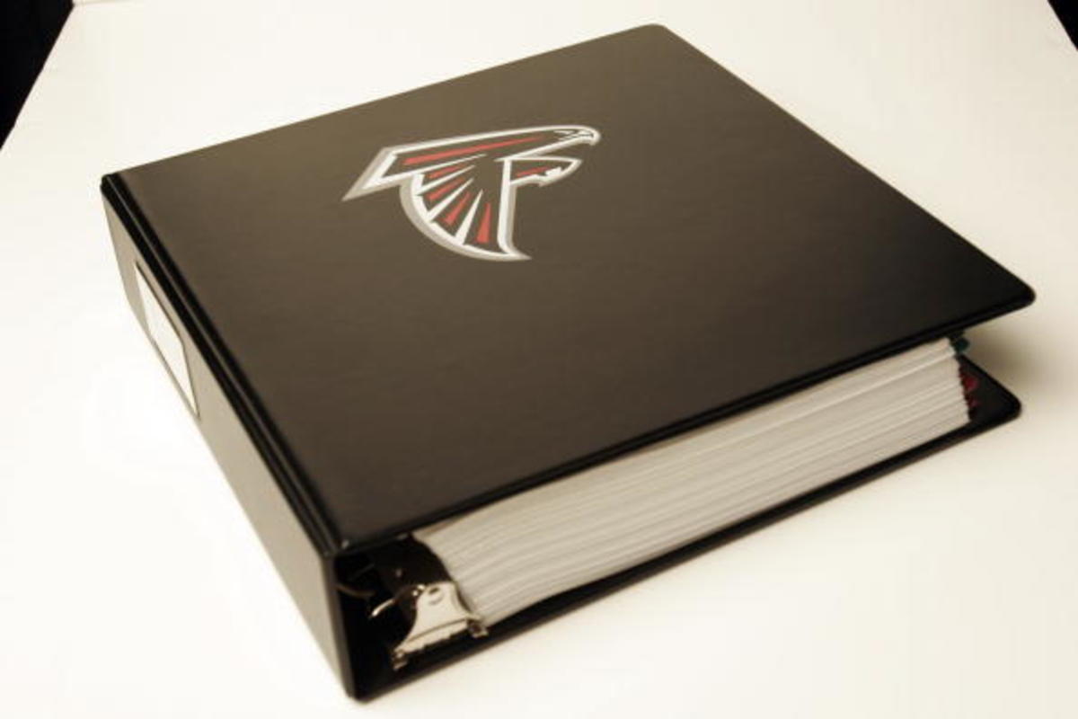 The Falcons playbook is thicker than most college textbooks