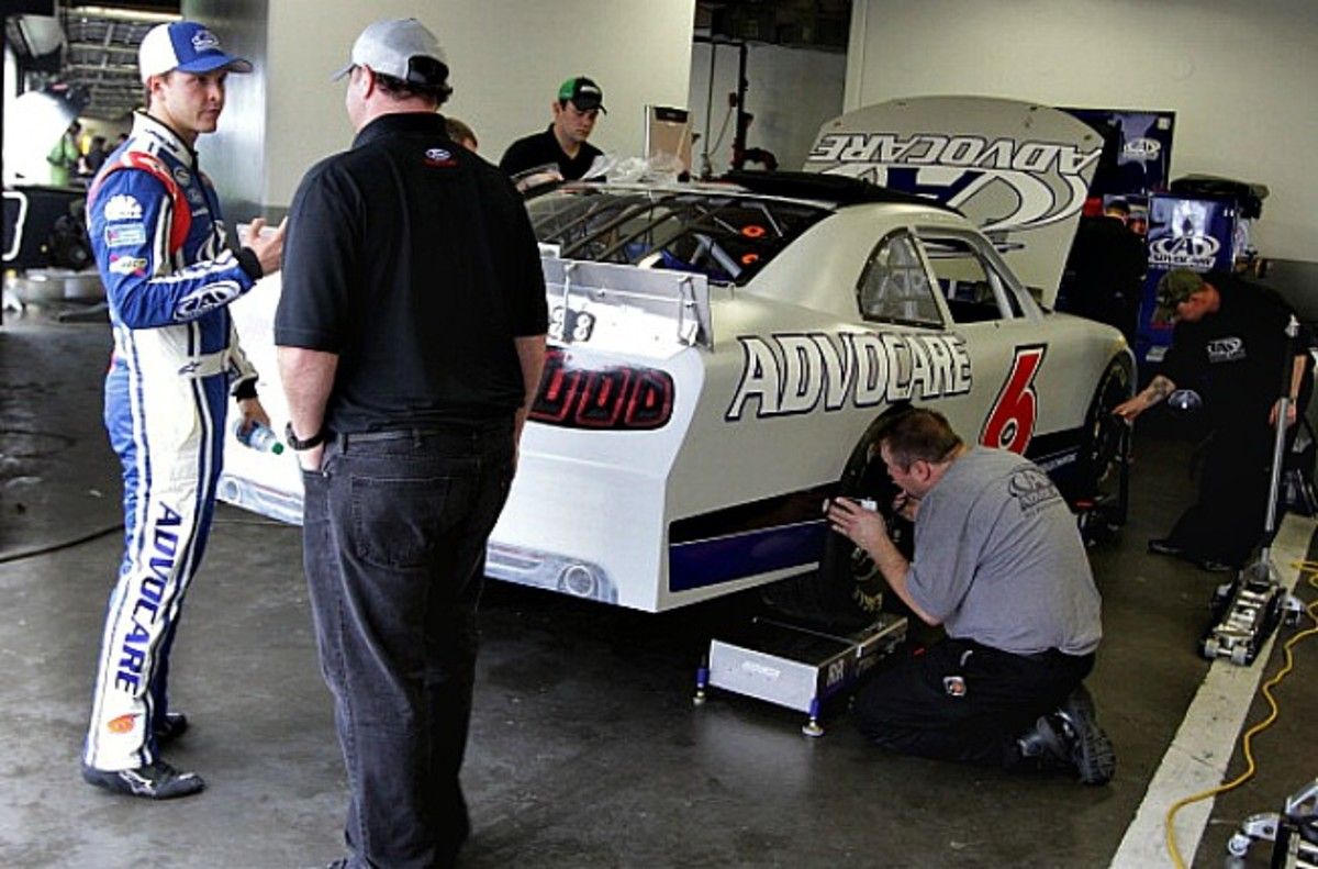 A Daytona 400 winner at 20, Trevor Bayne (left), now 22, seeks a return to that form.