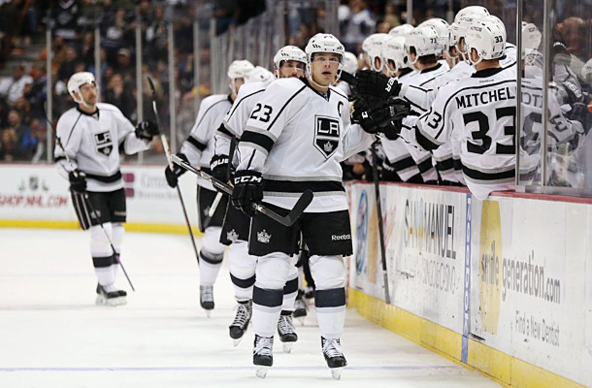 Dustin Brown of the Los Angeles Kings