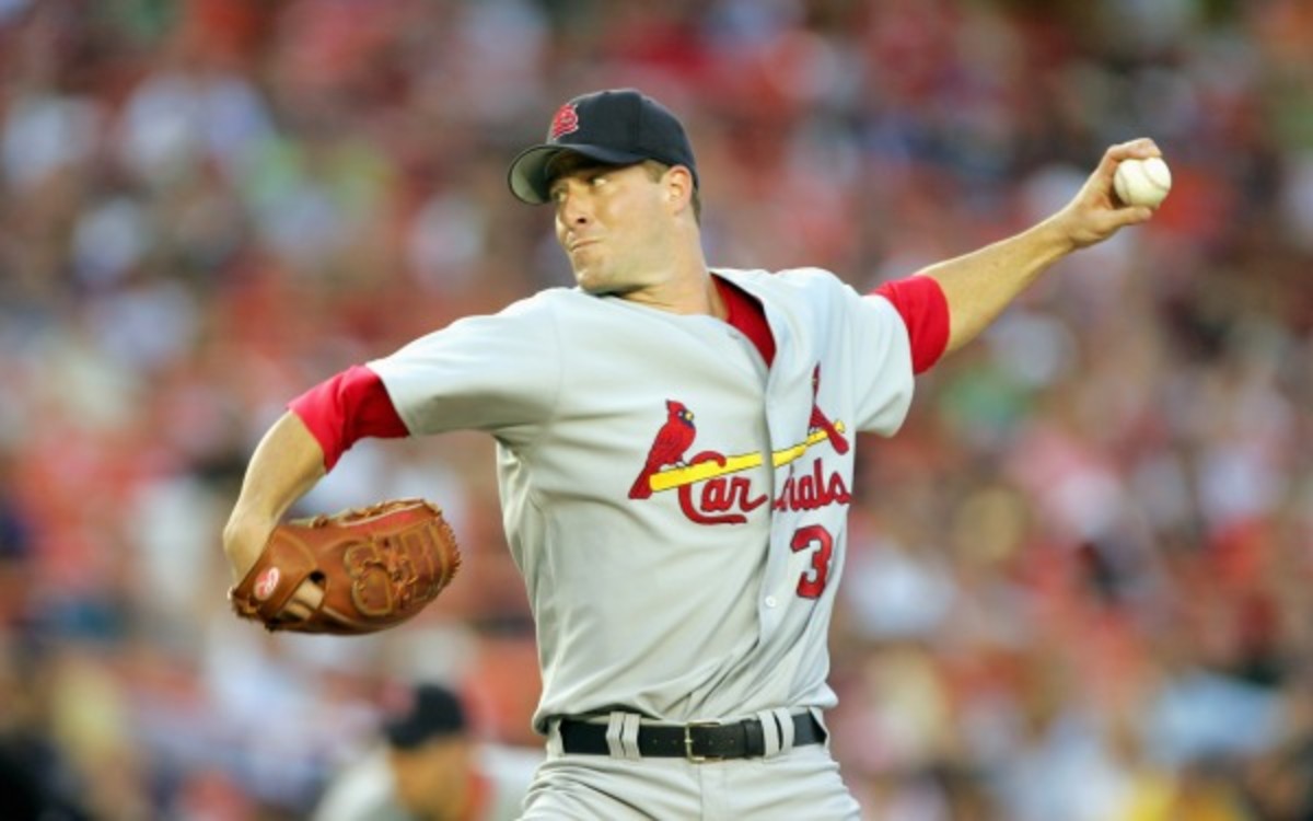 Mark Mulder won 15 or more games in a season five times. (Ezra Shaw/Getty Images)