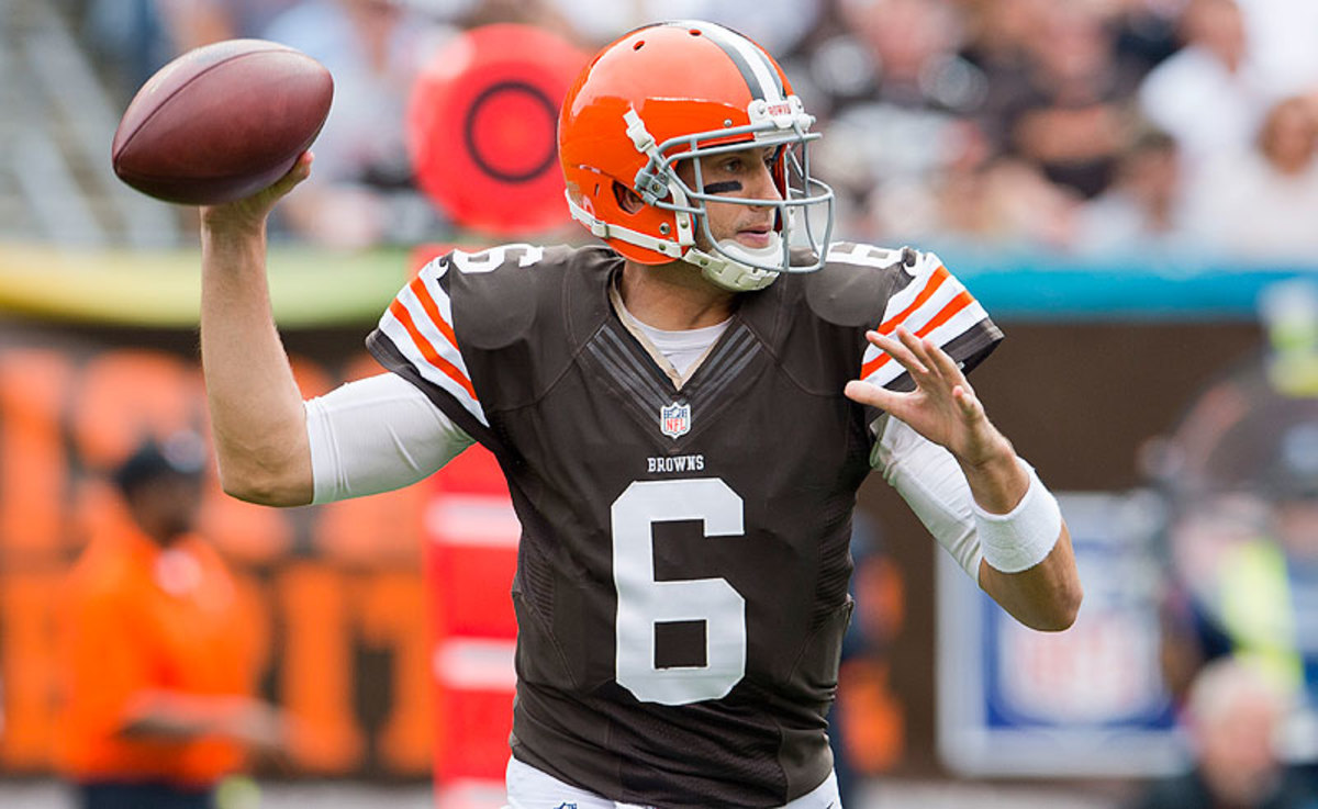 Brian Hoyer will begin training camp working with the Browns' first-team offense. (Jason Miller/Getty Images)
