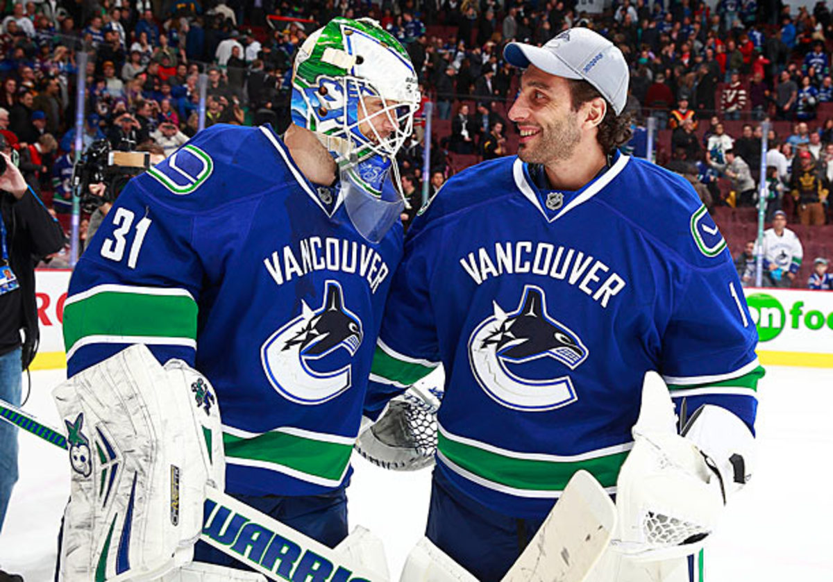 Eddie Lack and Roberto Luongo